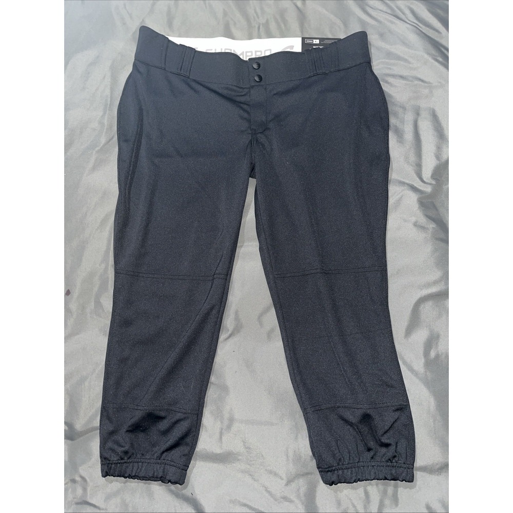 New Champro Women's Black Tournament Traditional Softball Pants Size XL